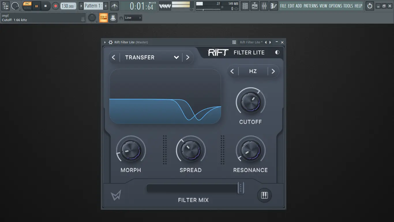 Программный интерфейс Minimal Audio - Rift Filter Lite 1.3.2 VST, VST 3 (x64) [En]