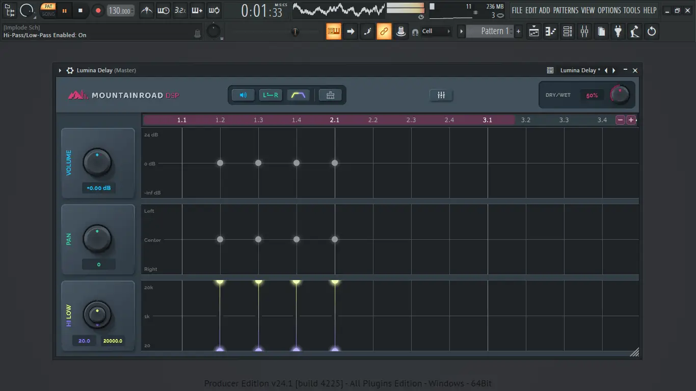 Программный интерфейс Mountainroad DSP - Lumina Delay 2.2.0.308 VST 3, AAX (x64) RePack by MOCHA [En]