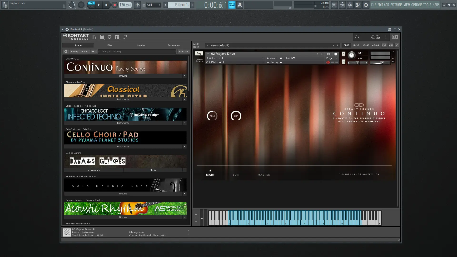 Программный интерфейс Native Instruments - Kontakt 7.3.0 STANDALONE, VSTi, VSTi 3, AAX (x64) Portable by vkDanilov [Ru En]
