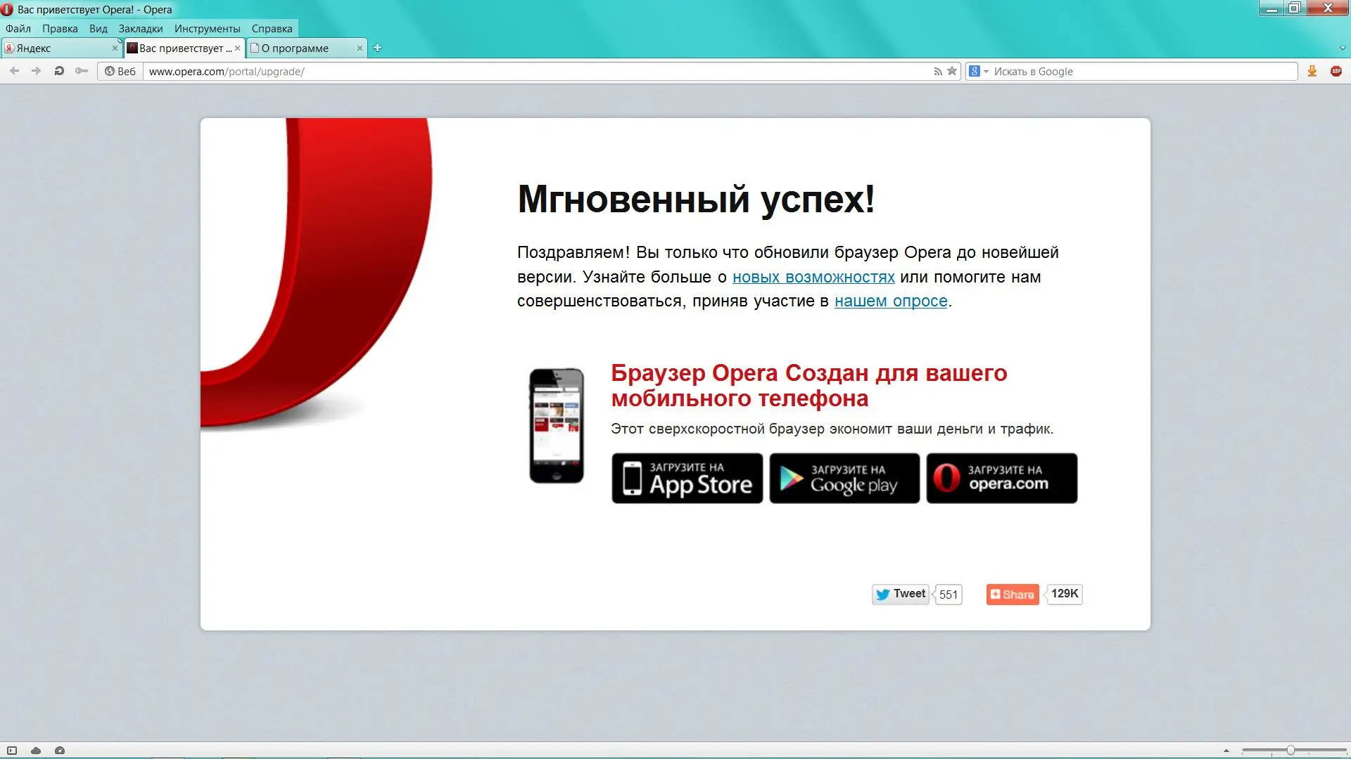 Программный интерфейс Opera 12.17 Build 1863 Final (2014) Multi Русский