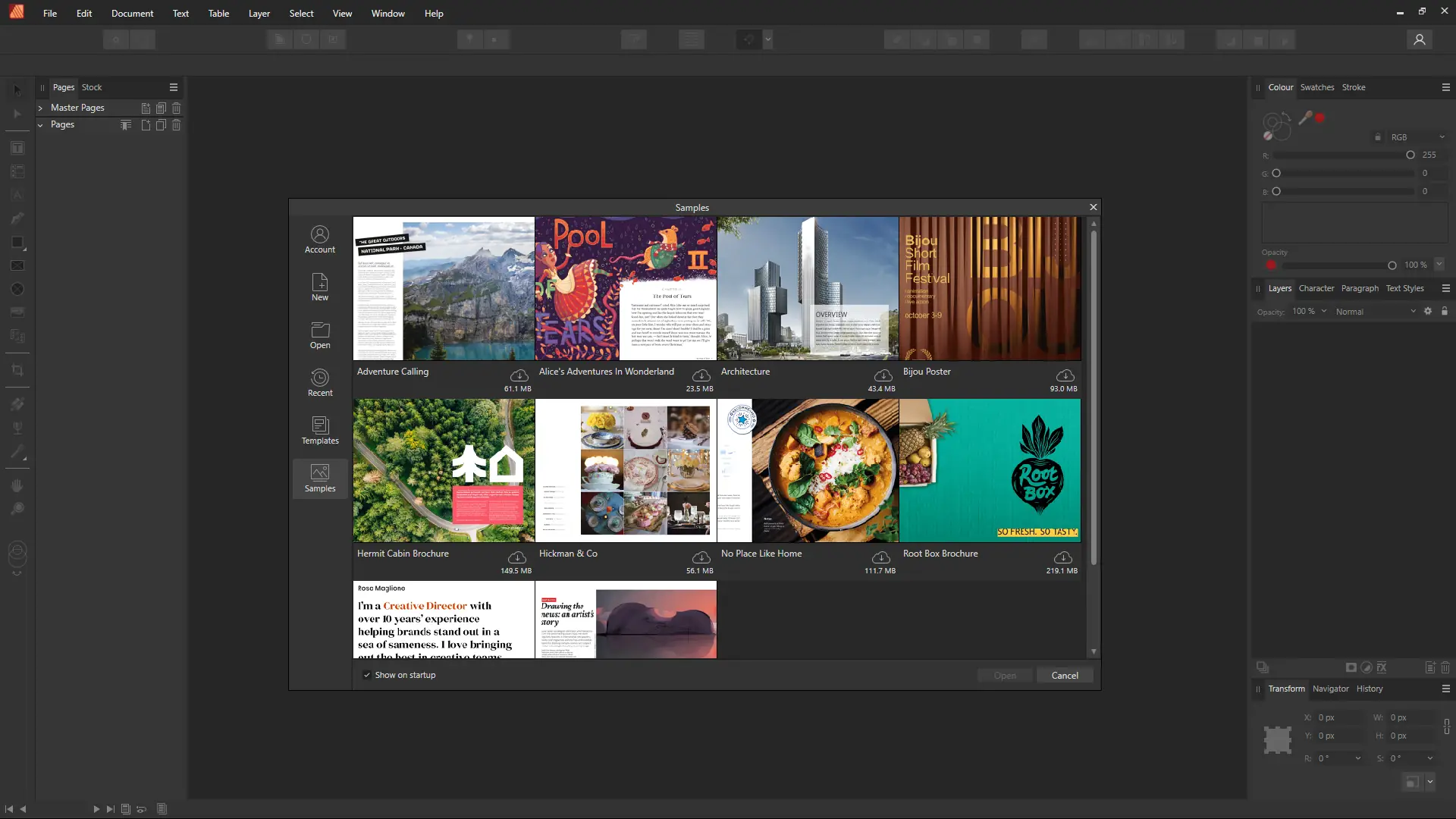 Программный интерфейс Serif Affinity Publisher 2.5.6.2887 RePack (& Portable) by elchupacabra [Multi]