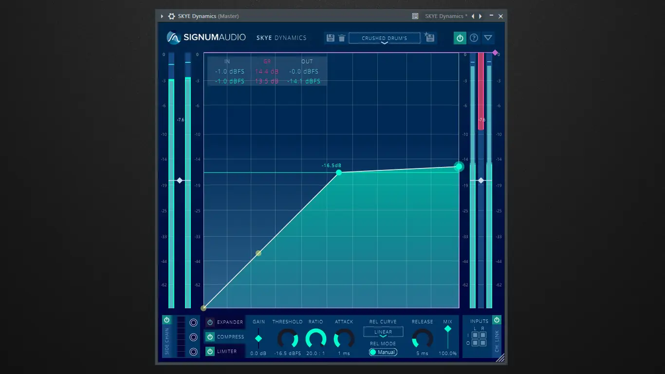 Программный интерфейс Signum Audio - SKYE Dynamics 1.0.2 VST, VST 3, AAX (x64) [En]