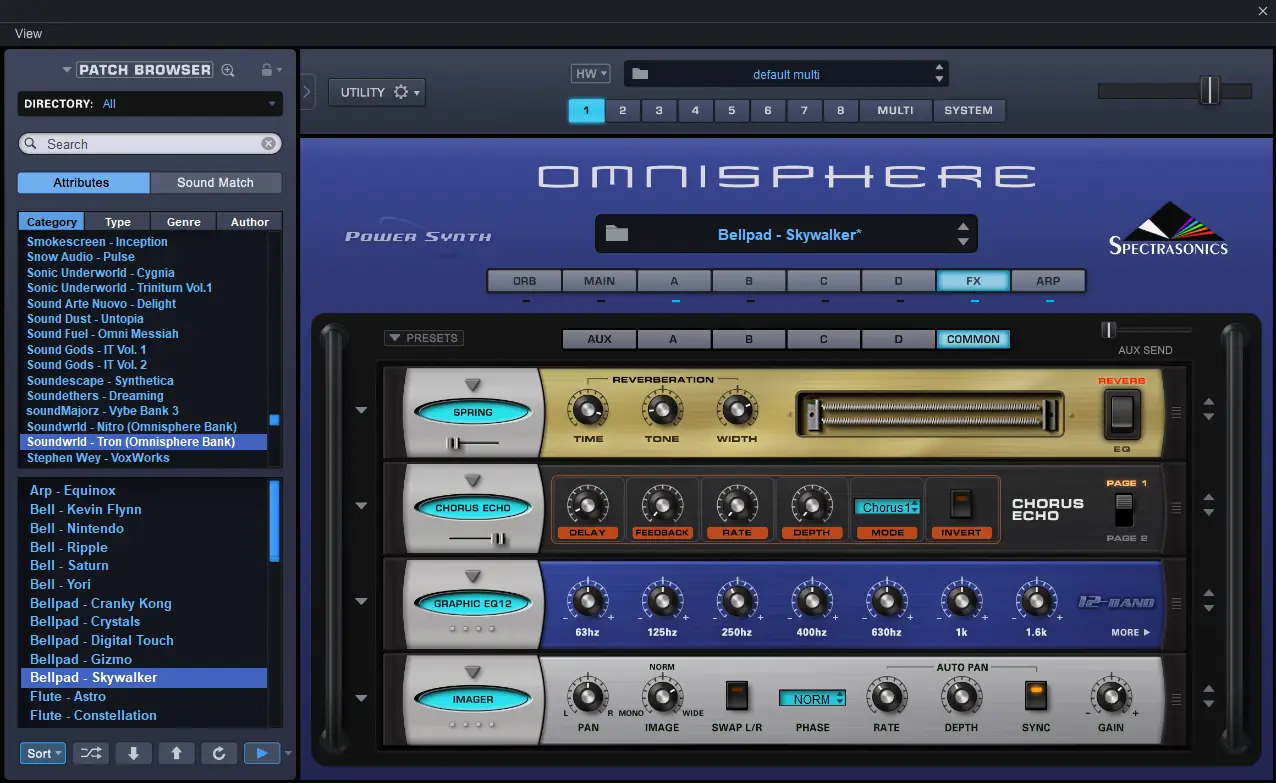 Программный интерфейс Spectrasonics Omnisphere Software 2.8.3d & Patches 2.8.1c (x64) Update [En]