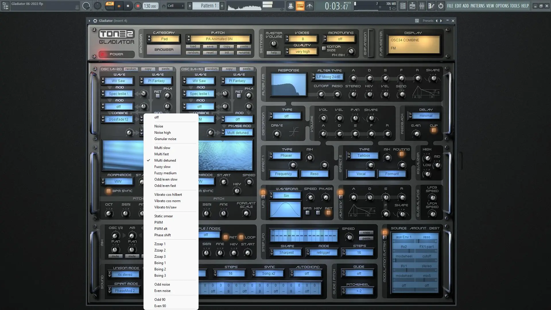 Программный интерфейс Tone2 - Gladiator 3.5.2 STANDALONE, VSTi, VSTi3 (x64) [En]