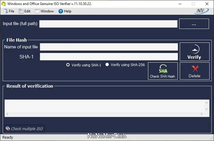 Программный интерфейс Windows and Office Genuine ISO Verifier 11.10.30.22 Portable [En]
