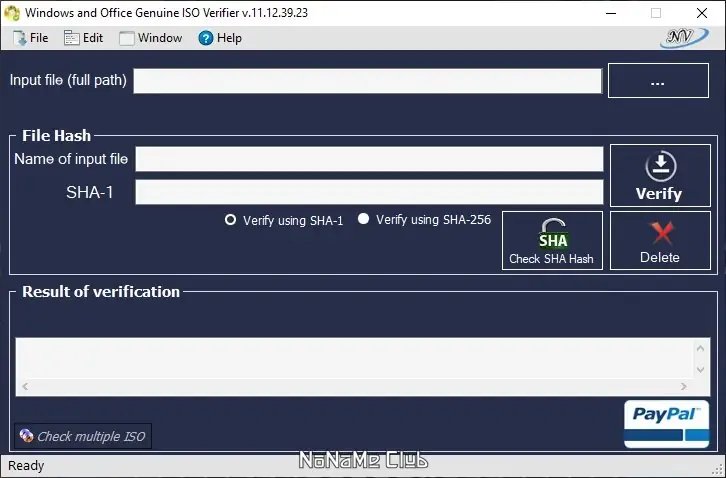 Программный интерфейс Windows and Office Genuine ISO Verifier 11.12.39.23 Portable [En]