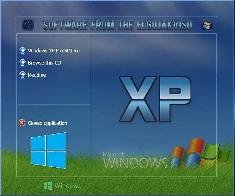 Программный интерфейс Windows XP Pro SP3 x86 Elgujakviso Edition v10.06.14 (2014) Русский