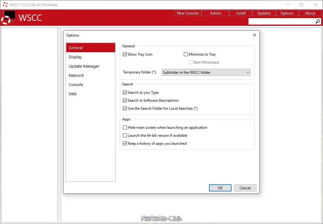 Программный интерфейс WSCC (Windows System Control Center) 7.0.2.5 + Portable [En]
