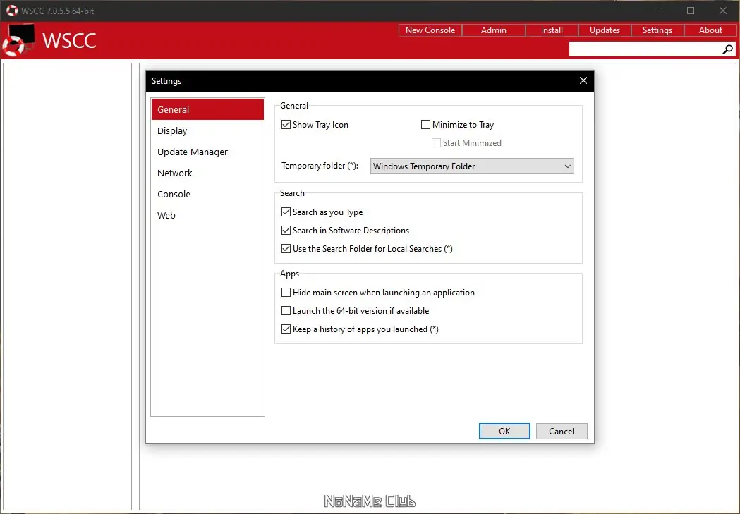 Программный интерфейс WSCC (Windows System Control Center) 7.0.5.5 + Portable [En]