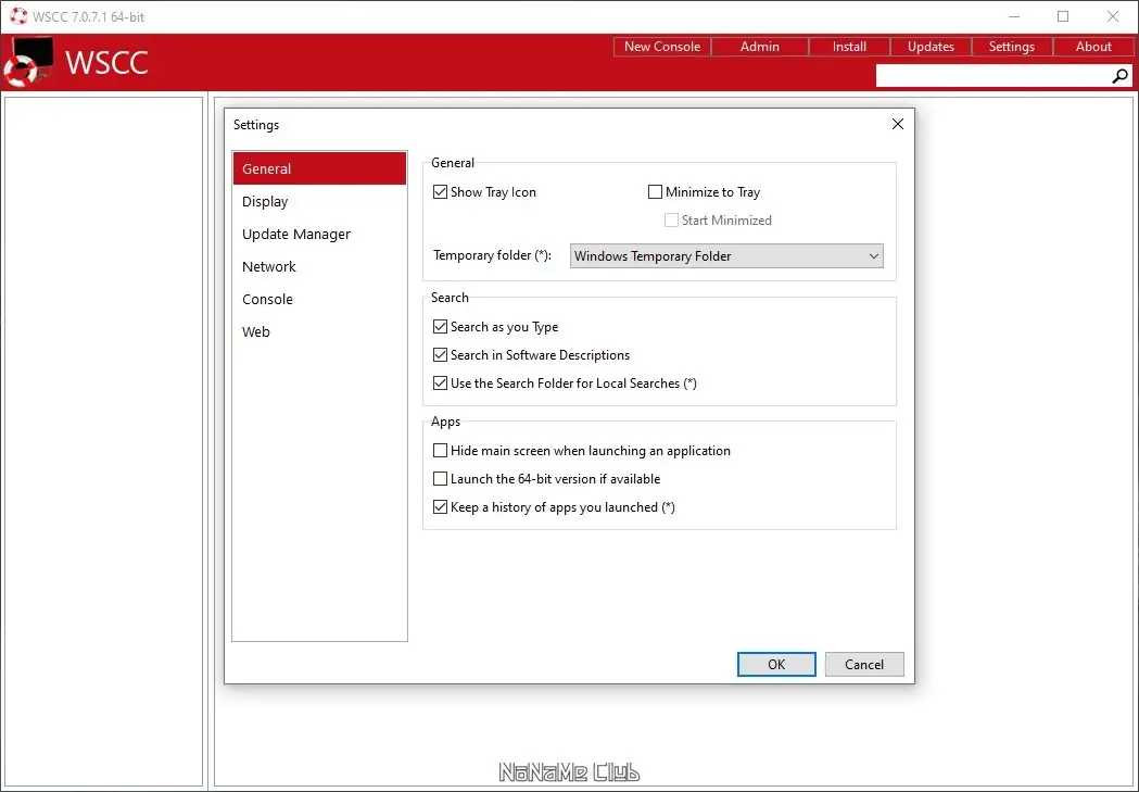 Программный интерфейс WSCC (Windows System Control Center) 7.0.7.1 + Portable [En]