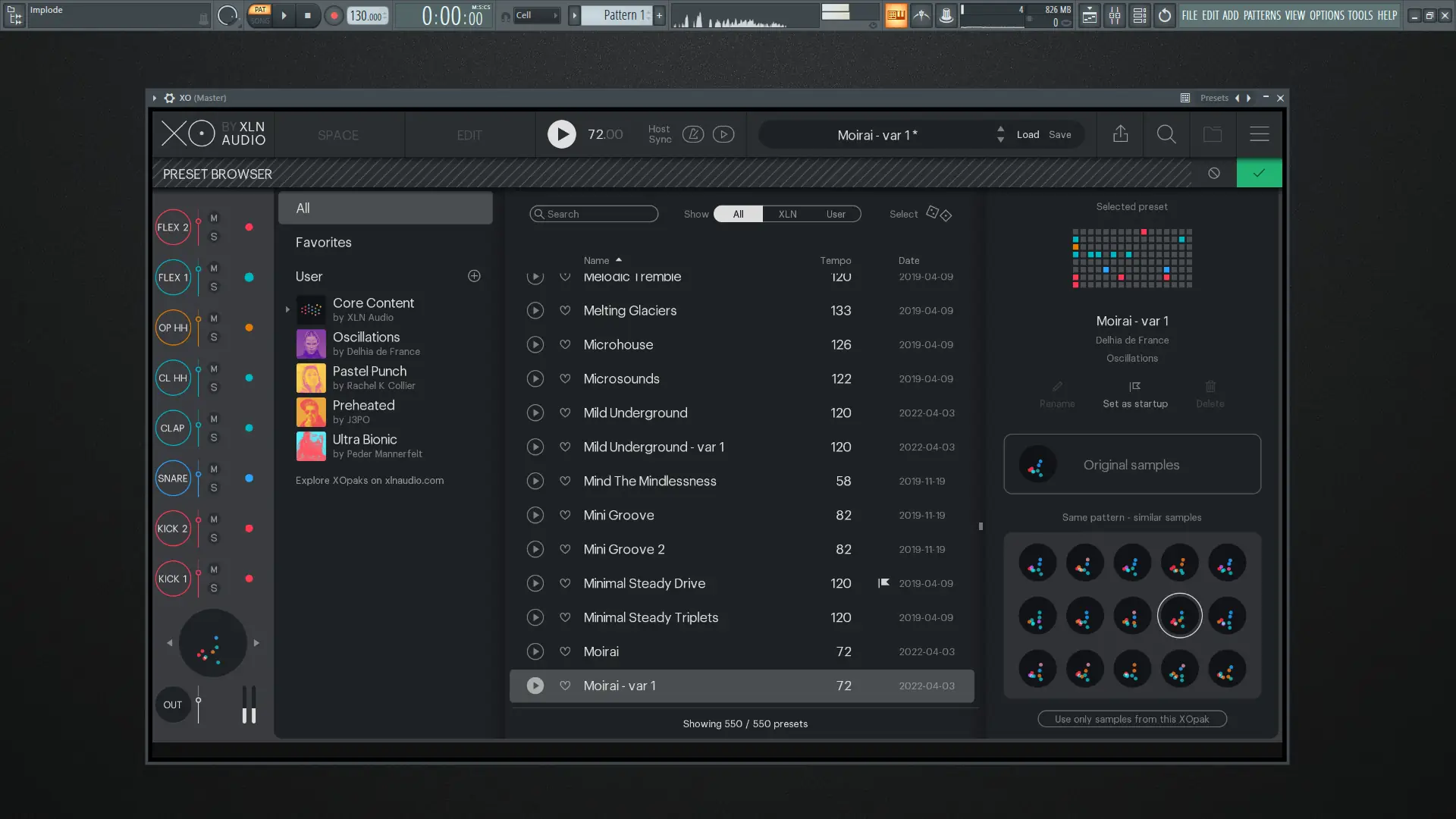 Программный интерфейс XLN Audio - XO Complete 1.4.5.9 STANDALONE, VSTi, AAX (x64) [En]