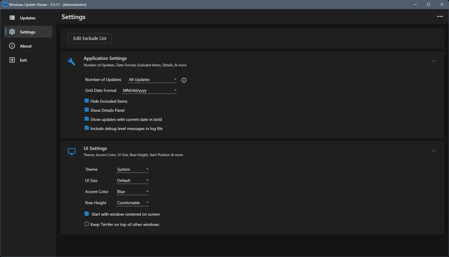 Работа с приложением