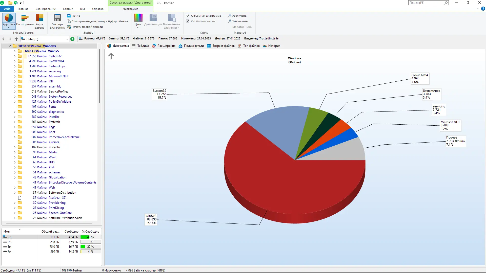 Работа с приложением