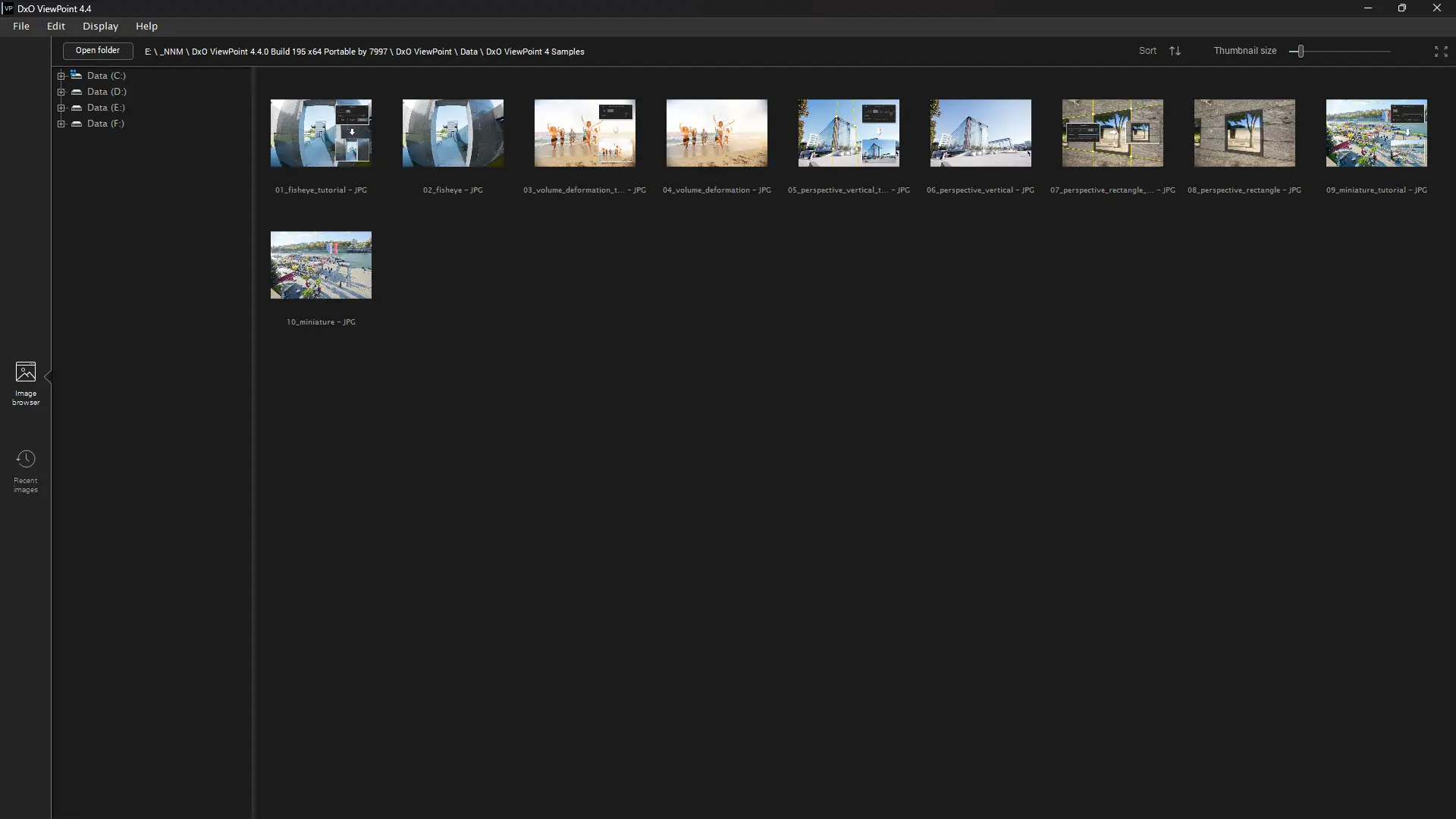 Работа с приложением