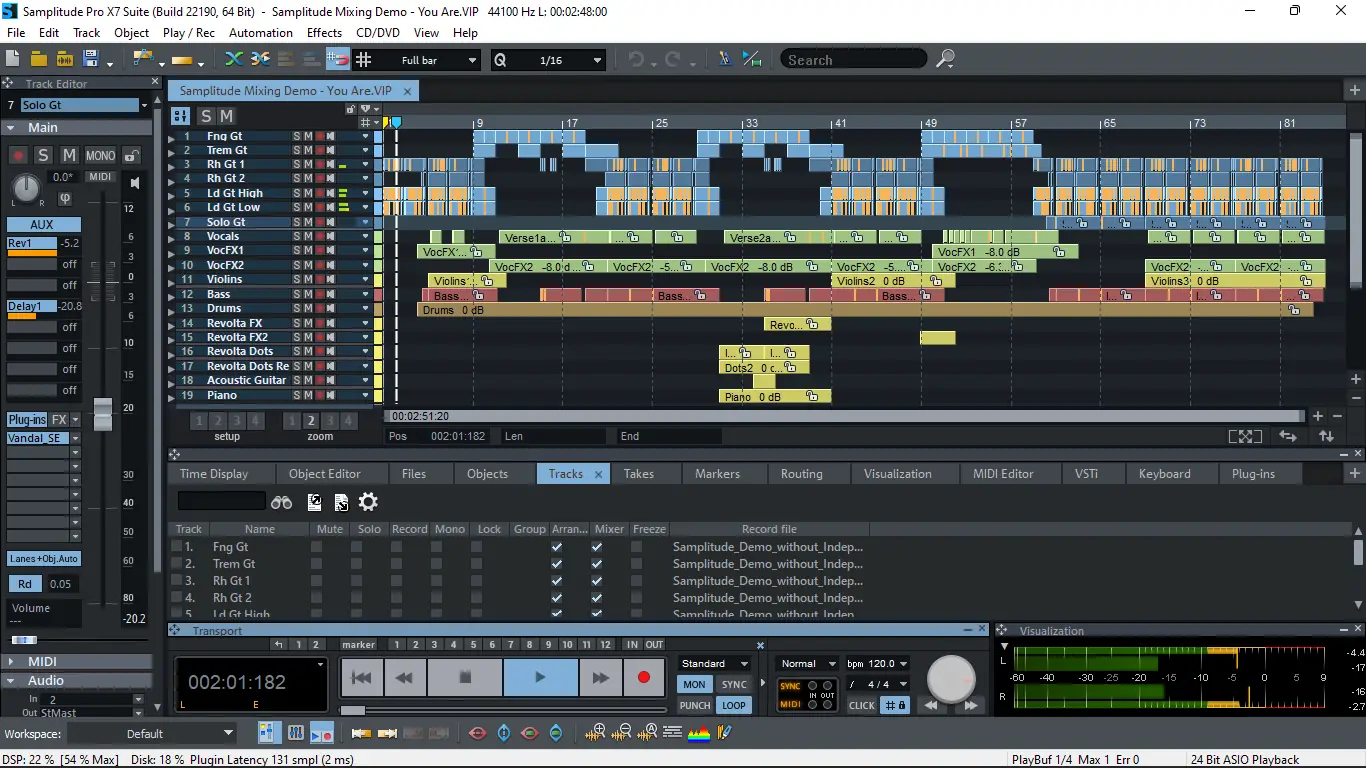 Работа с приложением