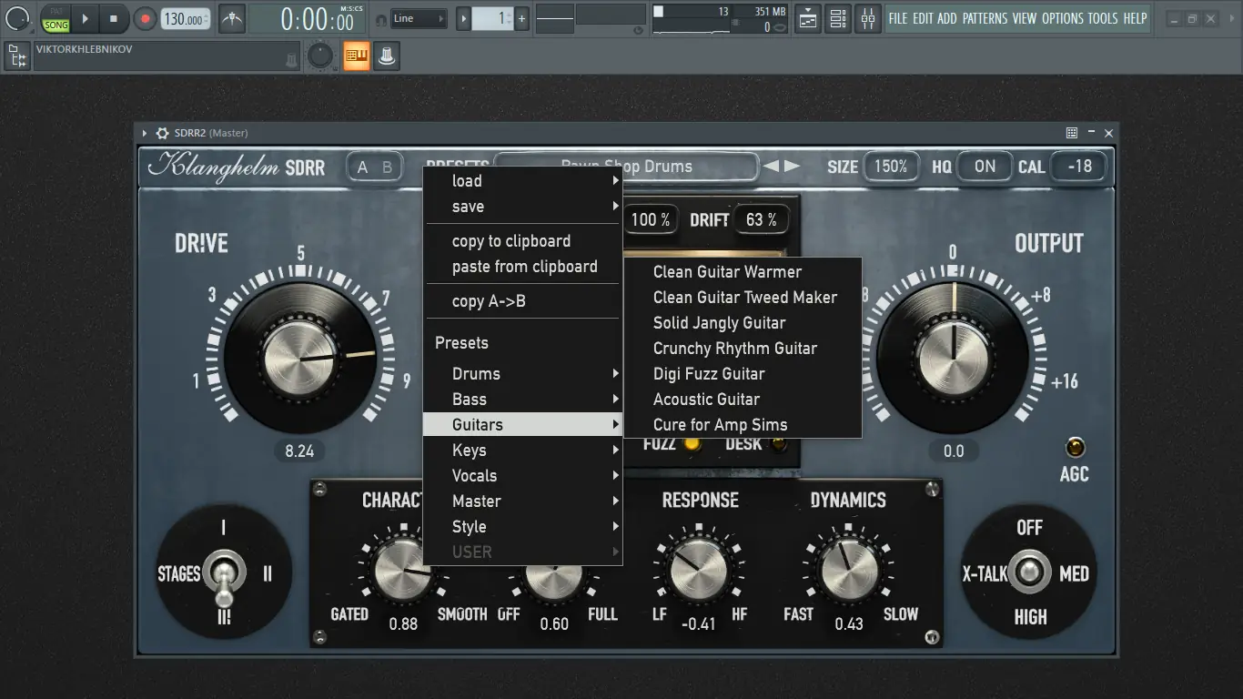 Работа с приложением