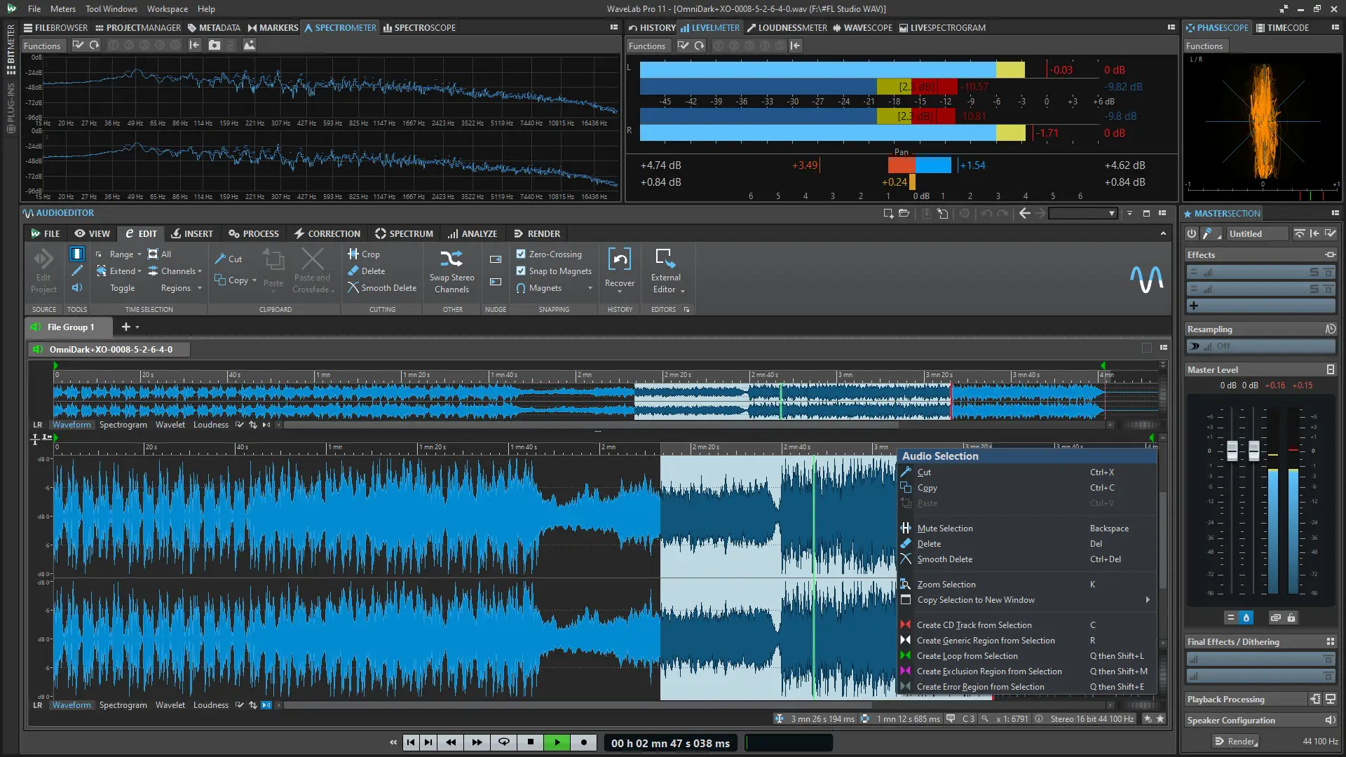 Работа с приложением
