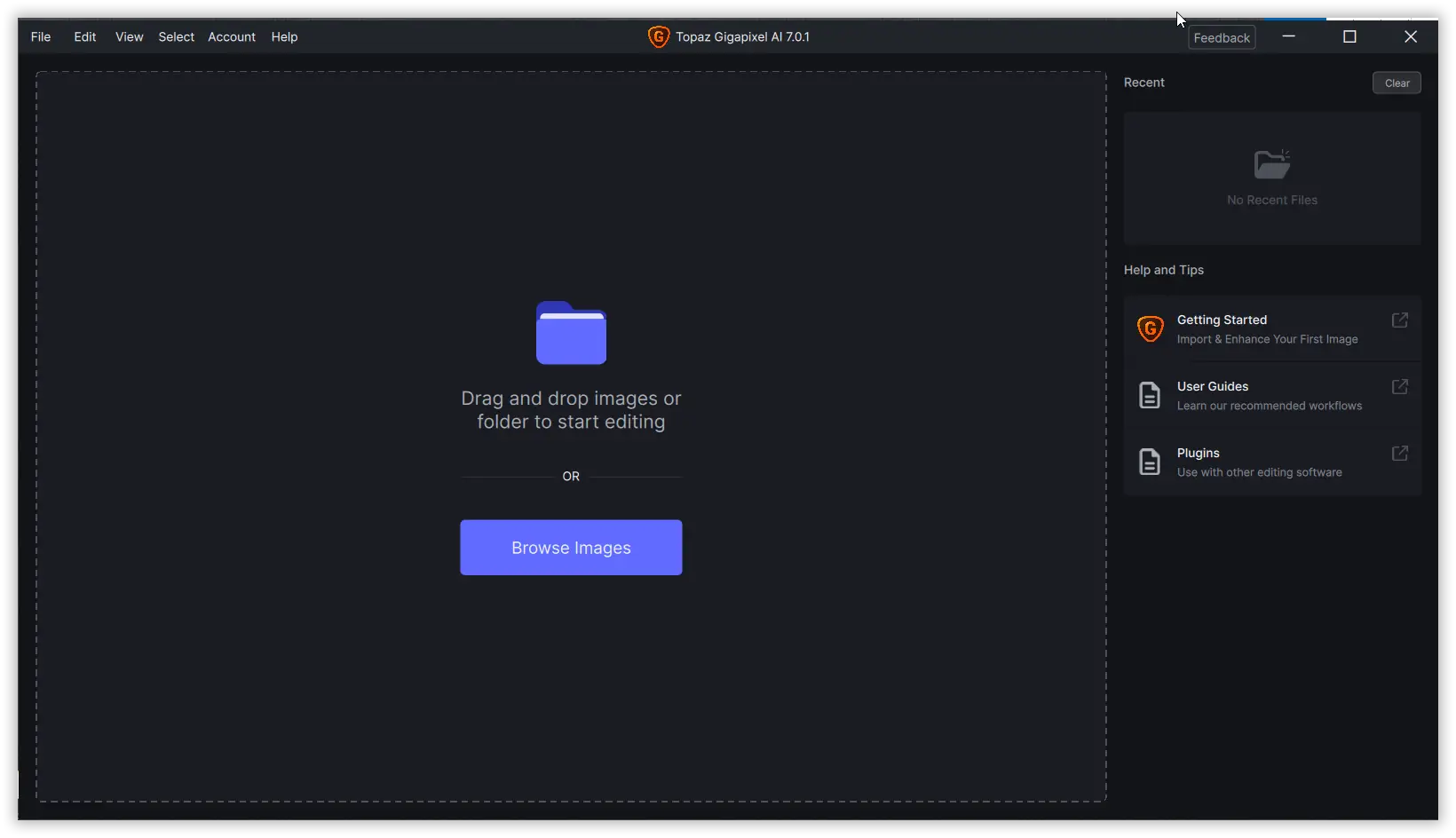 Работа с приложением