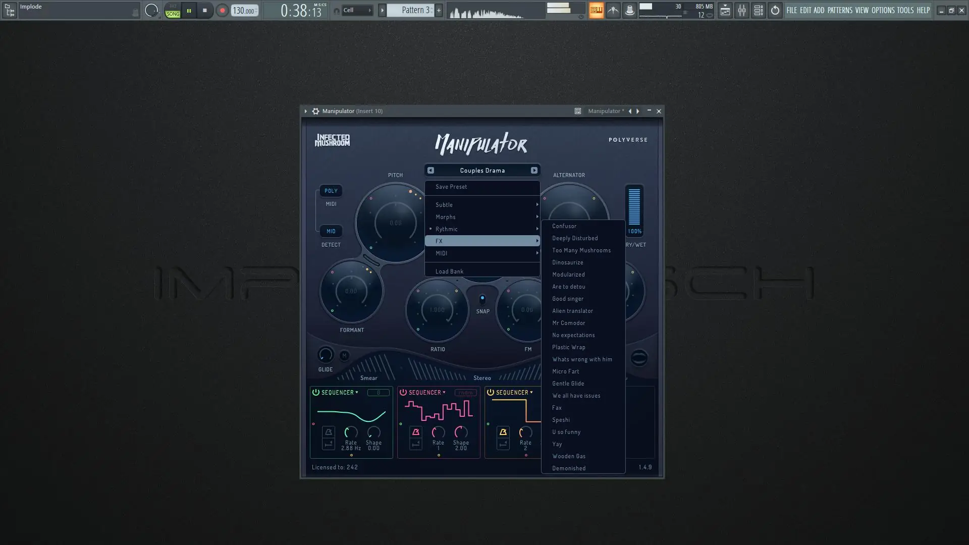 Работа с приложением