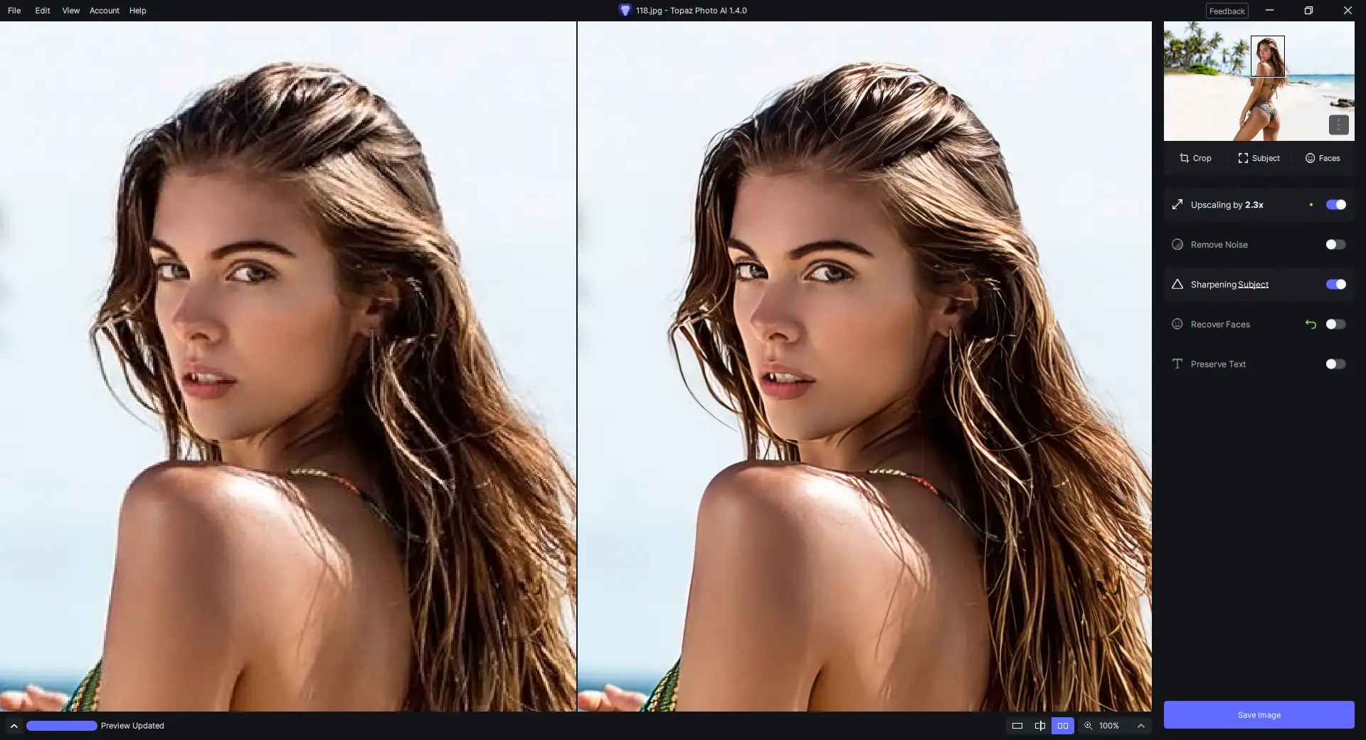 Работа с приложением