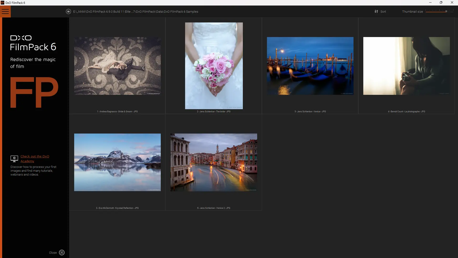 Работа с приложением
