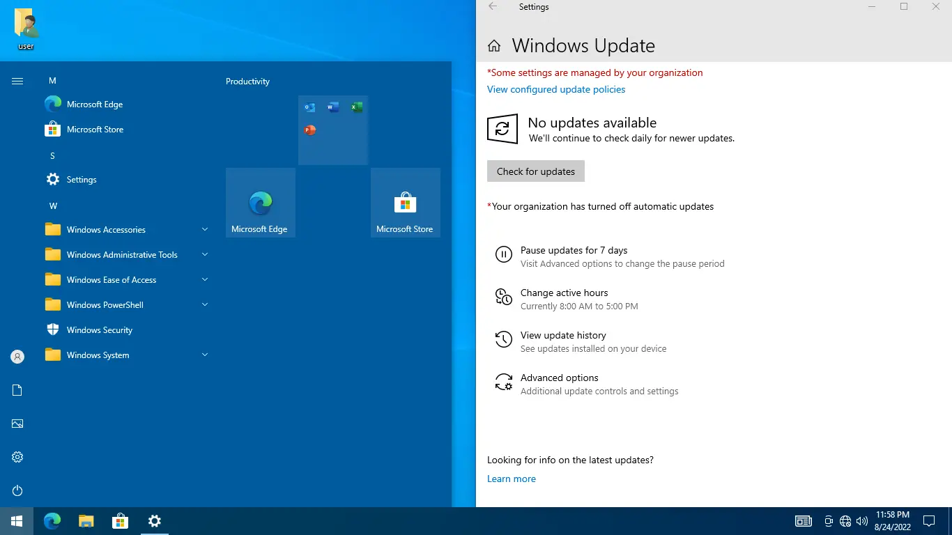 Работа с приложением