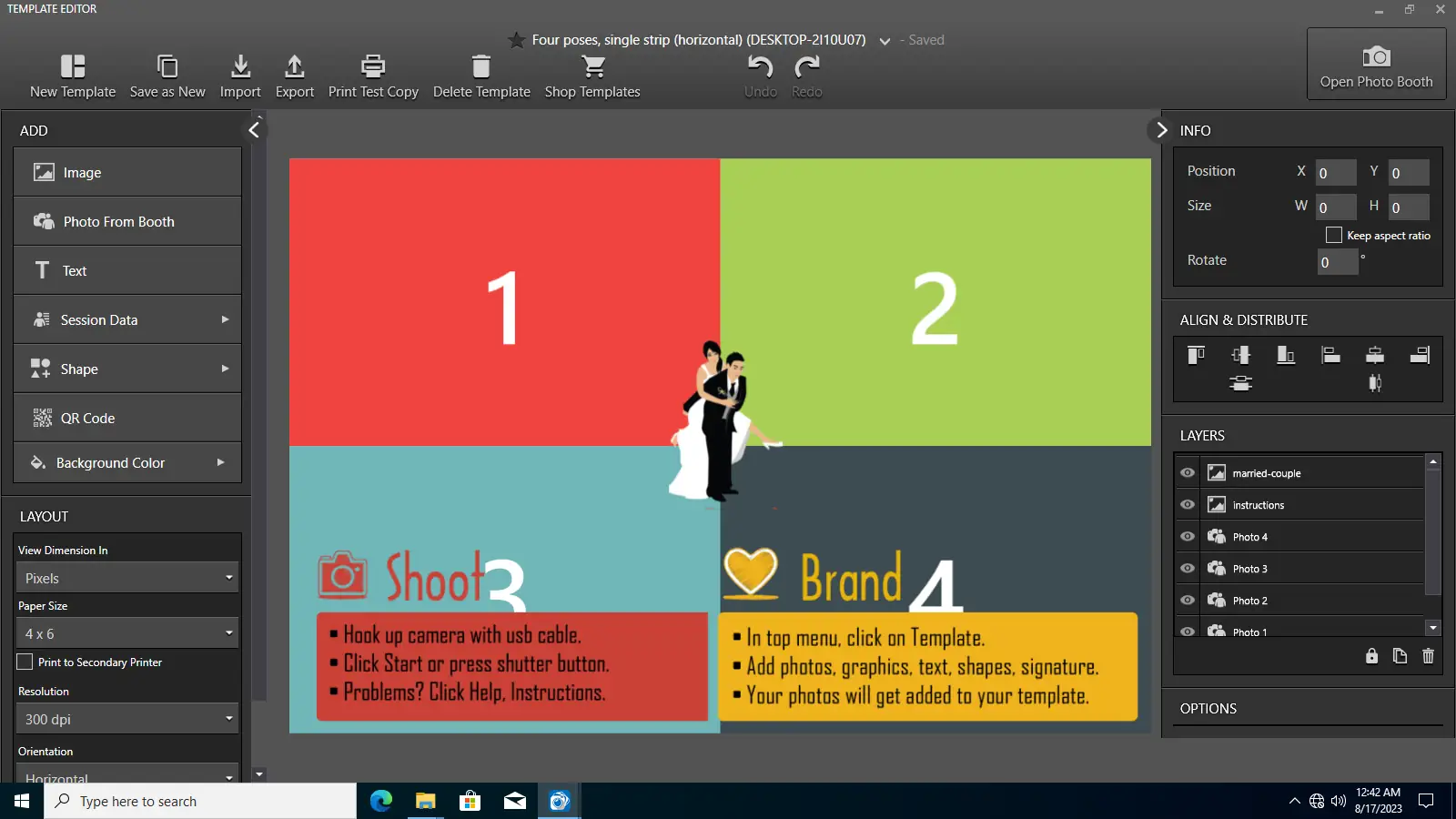 Работа с приложением