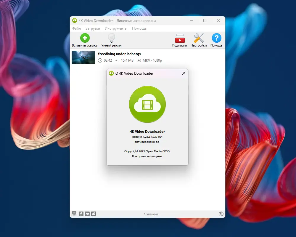 Установка 4K Video Downloader 4.23.1.5220 RePack (& Portable) by TryRooM [Multi Ru]