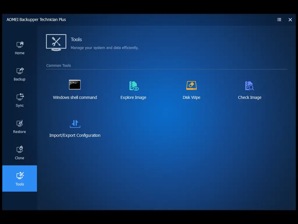Установка AOMEI Backupper Technician Plus 7.3.5 WinPE by FC Portables [En]