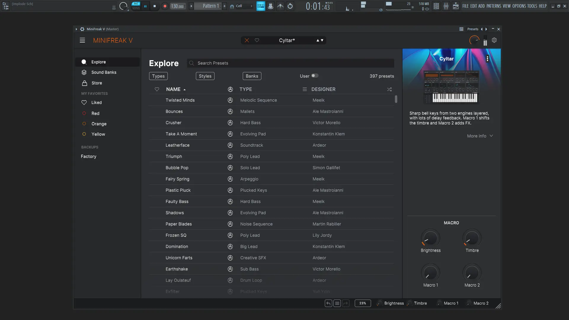 Установка Arturia - MiniFreak V 4.0.1 STANTALONE, VSTi, VSTi 3 (x64) [En]