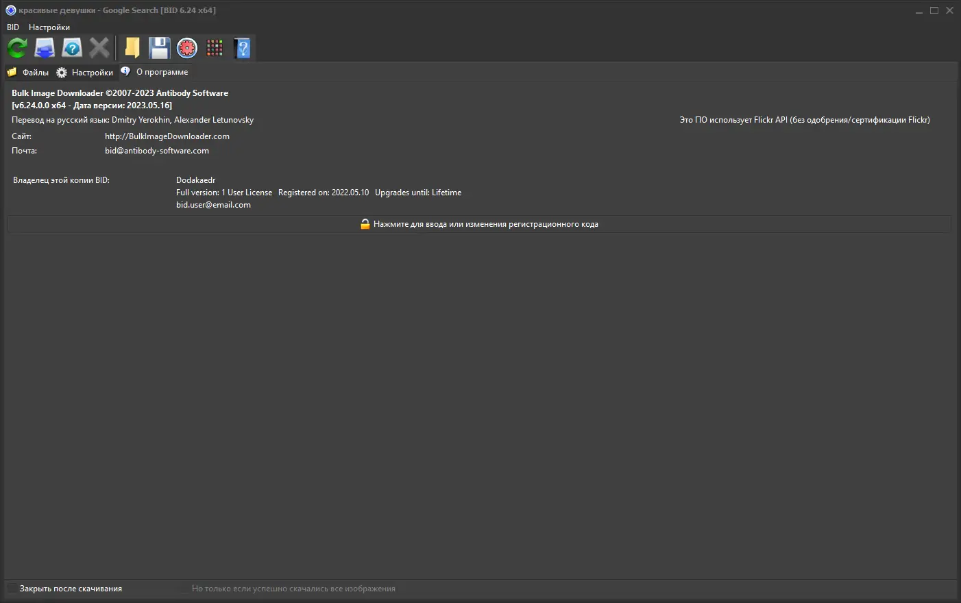 Установка Bulk Image Downloader 6.24.0.0 RePack (& Portable) by Dodakaedr [Multi Ru]