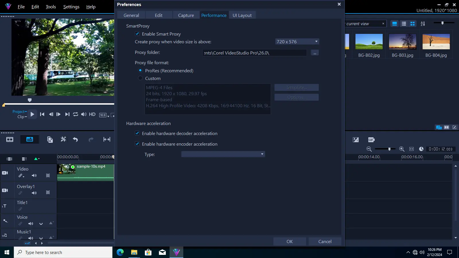 Установка Corel VideoStudio Ultimate 2023 26.1.0.268 [Multi]