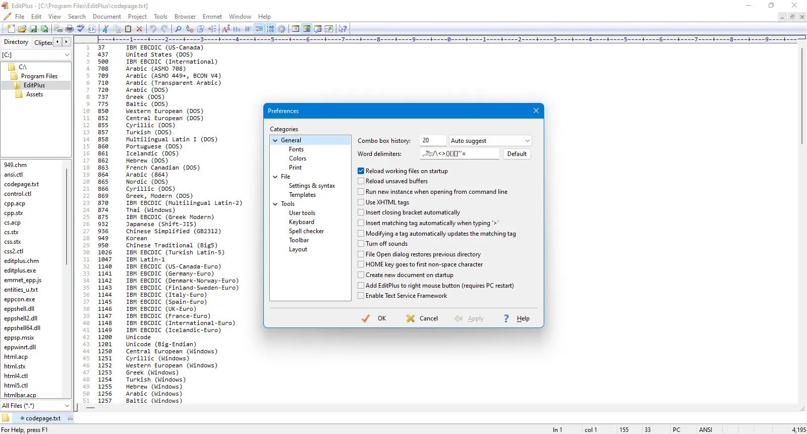 Установка EditPlus 5.7.0 build 4352 + EditPlus 5.7.0 patch 4581 [En]