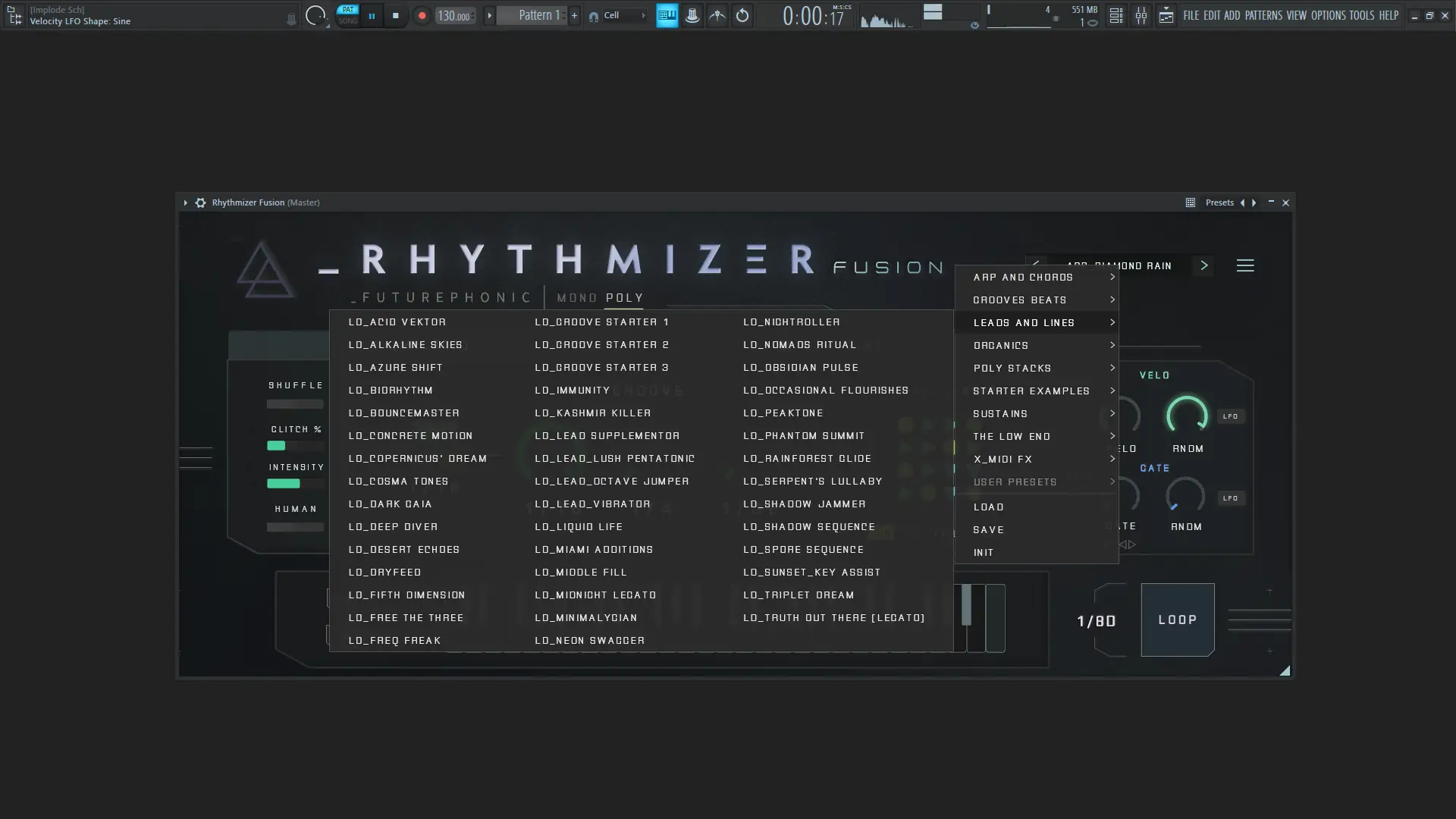 Установка Futurephonic - Rhythmizer Fusion 1.0.2 CLAP, VSTi 3 (x64) RePack by TCD [En]