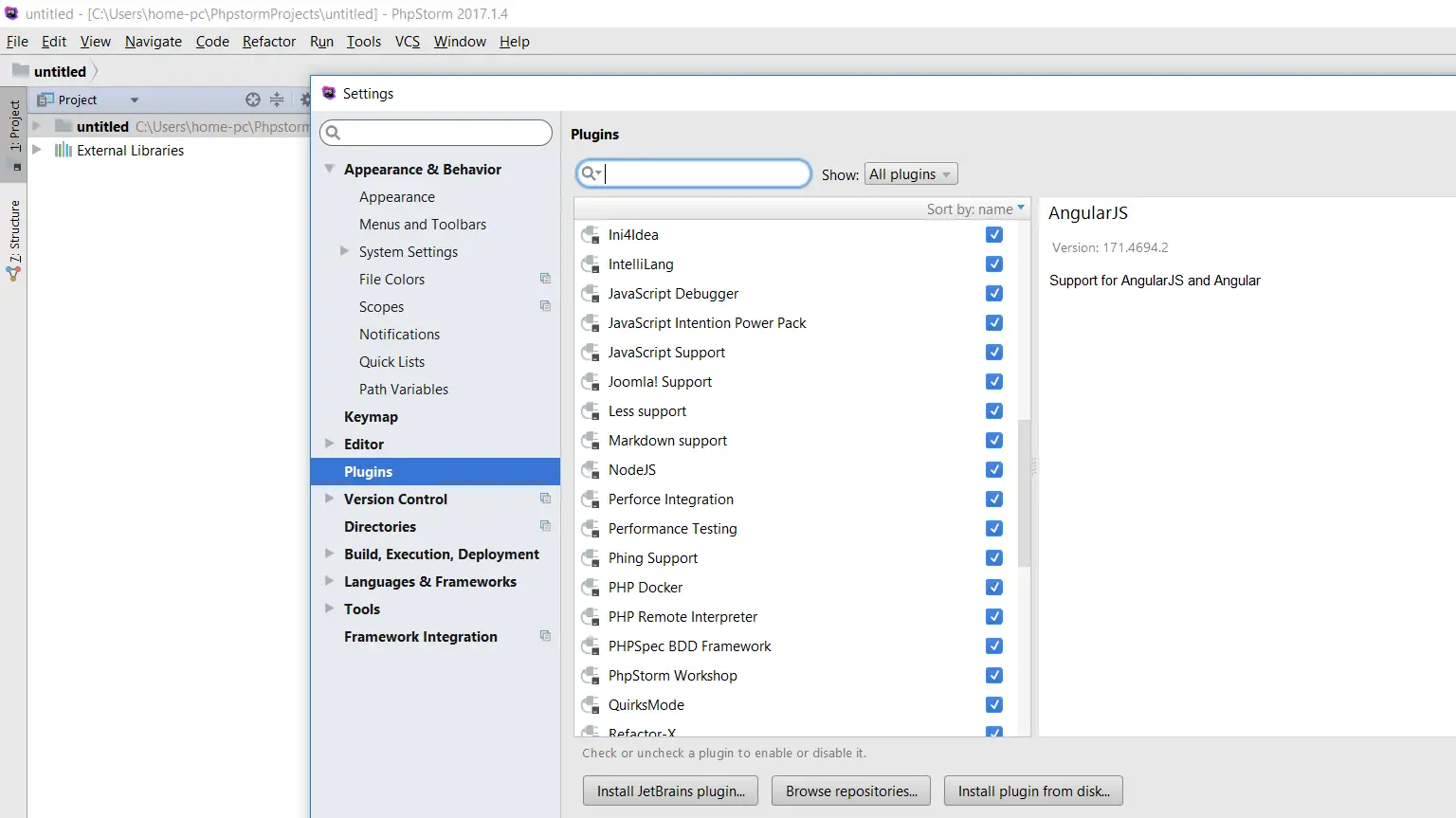 Установка JetBrains PhpStorm 2017.1.4 (2017) Английский