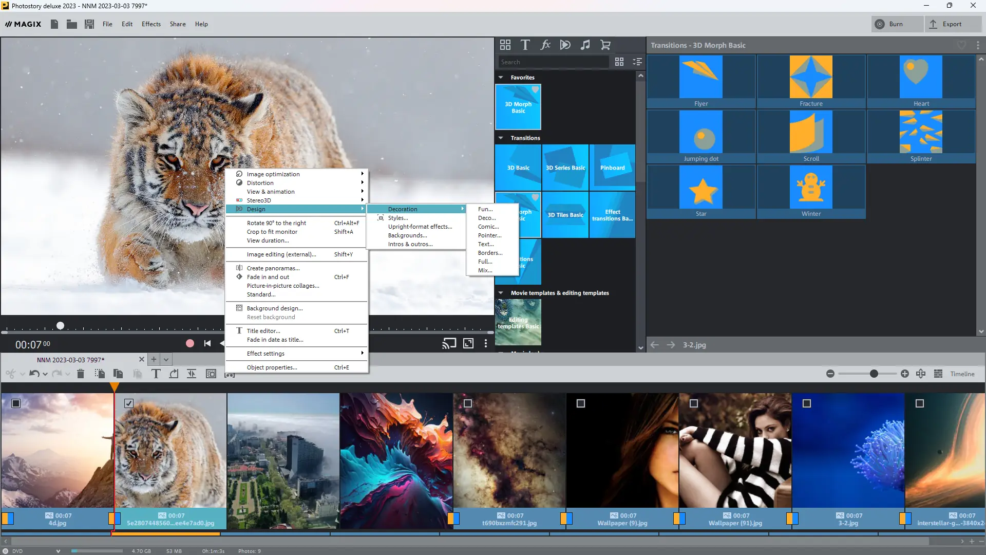 Установка MAGIX Photostory Deluxe 2023 22.0.3.149 (x64) Portable by 7997 [Multi]
