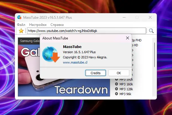 Установка MassTube Plus 16.5.1.647 RePack (& Portable) by elchupacabra [Ru En]