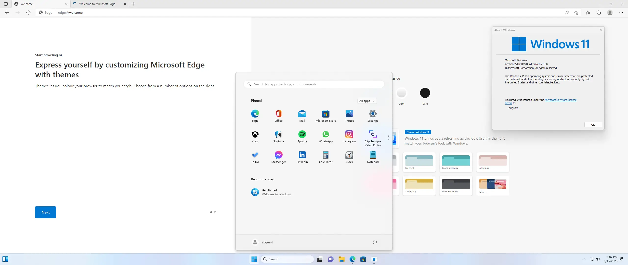 Установка Microsoft Windows 11 [10.0.22621.2134], Version 22H2 (Updated August 2023) - Оригинальные образы от Microsoft MSDN [En]