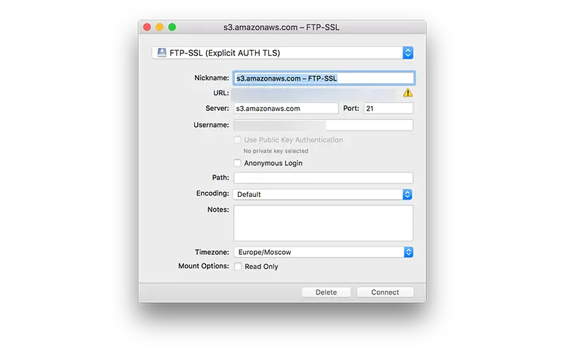Установка Mountain Duck 1.5.8.4906 (2016) Английский