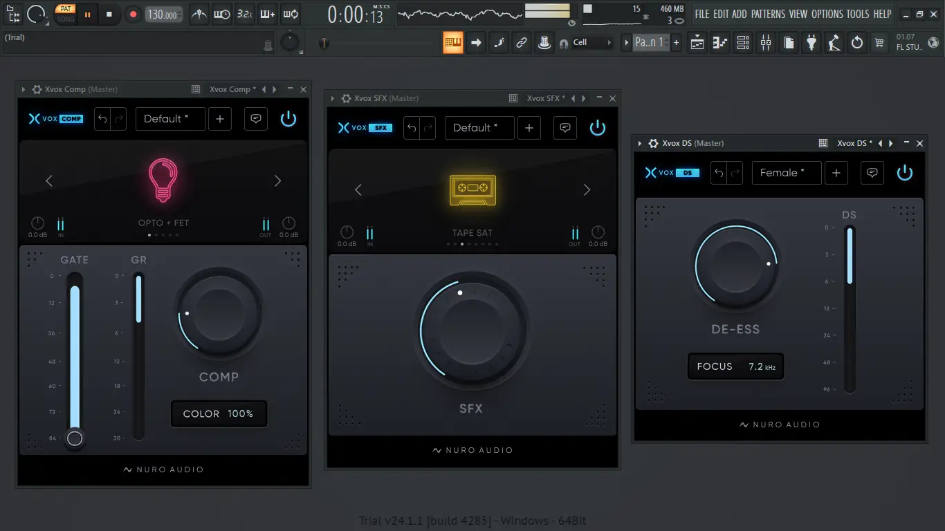 Установка Nuro Audio - Pro Vocal Production Bundle 08.2024 VST 3, AAX (x64) RePack by Zom [En]