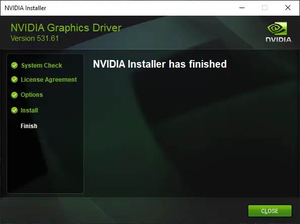 Установка NVIDIA GeForce Desktop Game Ready 531.61 WHQL + DCH [Multi Ru]