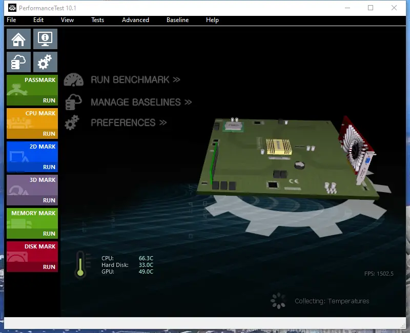 Установка PassMark PerformanceTest 10.1 Build 1005 RePack (& Portable) by elchupacabra [En]