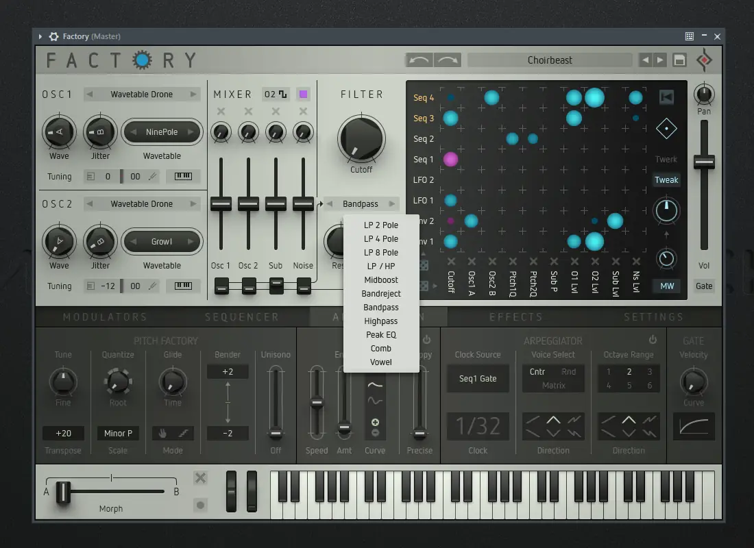 Установка Sugar Bytes - Factory 1.1.1 STANDALONE, VSTi, VSTi3, AAX (x64) [En]