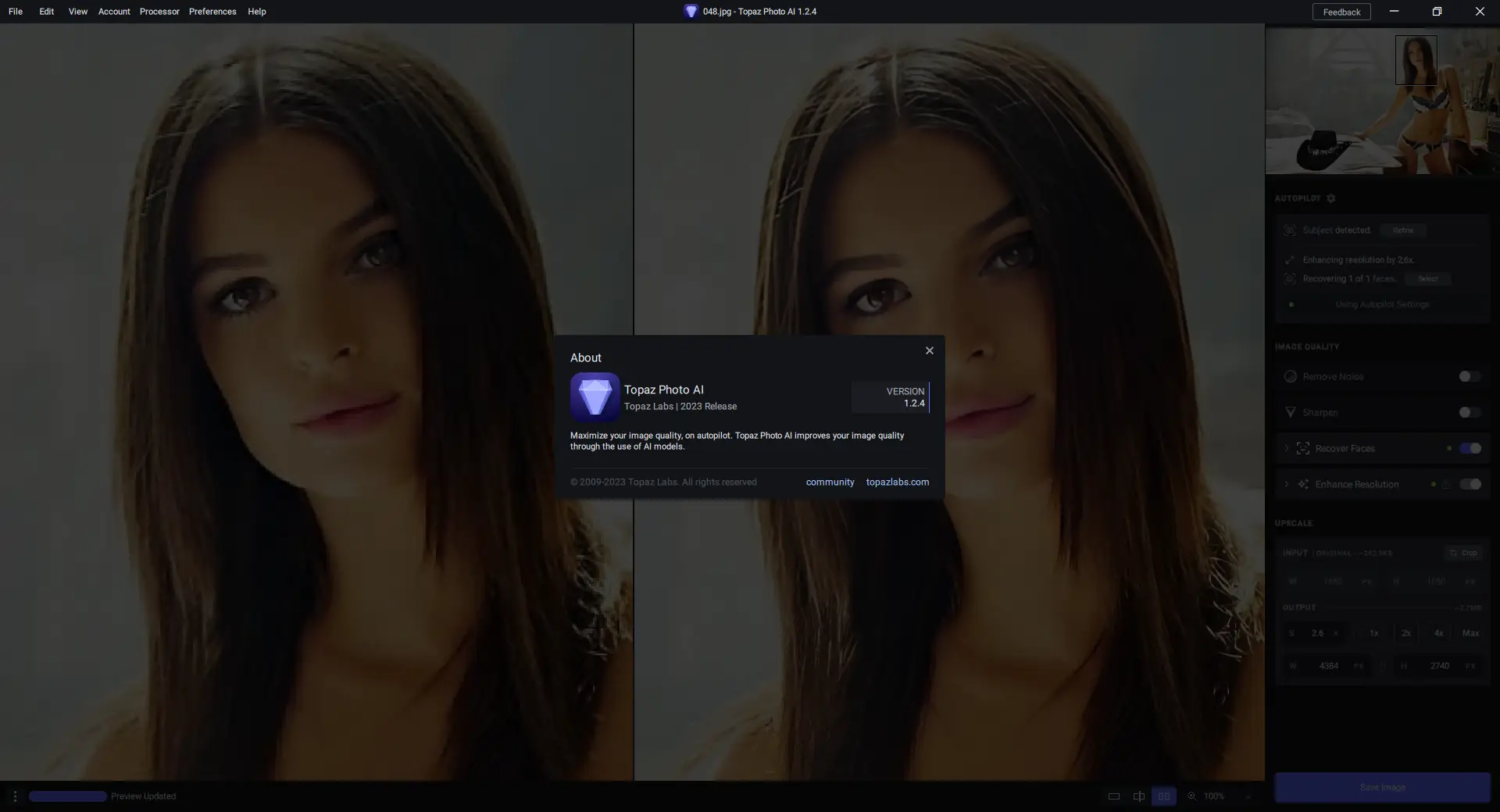 Установка Topaz Photo AI 1.2.4 RePack (& Portable) by TryRooM [En]