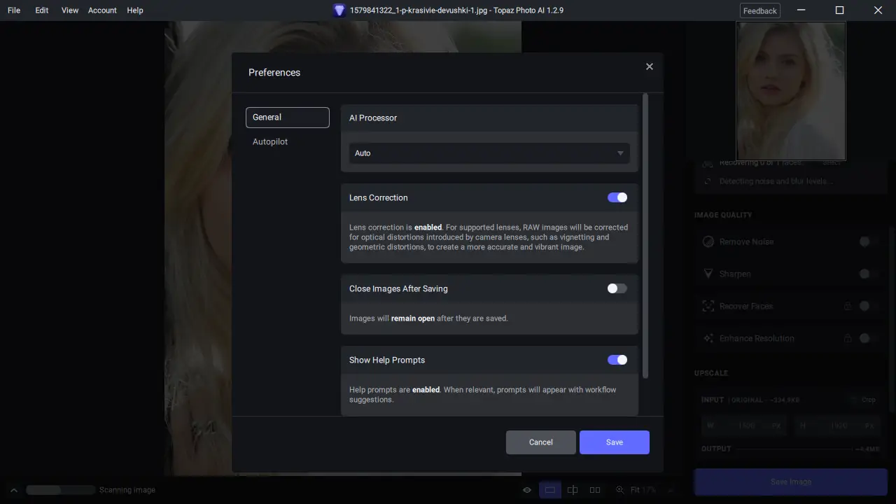 Установка Topaz Photo AI 1.2.9 (x64) Portable by 7997 [En]