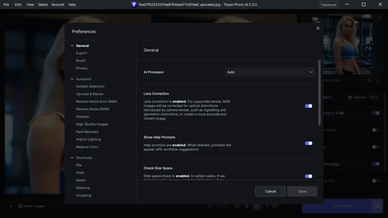 Установка Topaz Photo AI 2.3.0 (x64) Portable by 7997 [En]