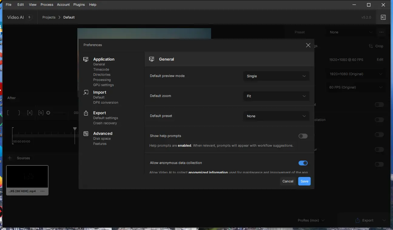 Установка Topaz Video AI 5.2.0 (x64) Portable by 7997 [En]