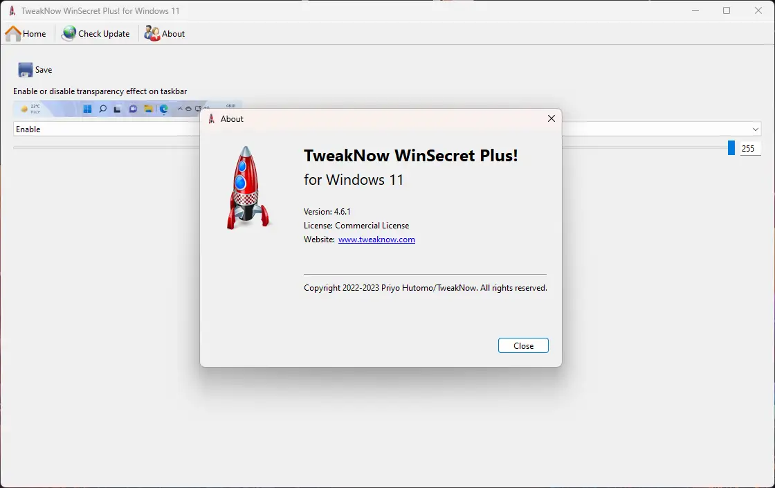 Установка TweakNow WinSecret Plus! 4.6.1 RePack (& Portable) by elchupacabra [En]