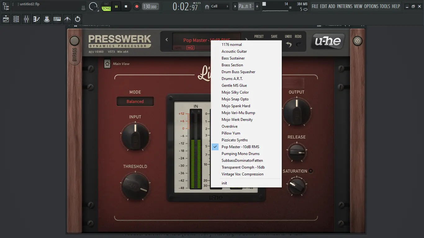 Установка u-he - Presswerk 1.1.6 VST, VST 3, AAX, CLAP (x86 x64) [En]