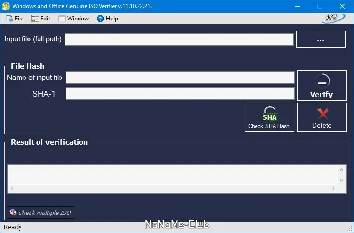 Установка Windows and Office Genuine ISO Verifier 11.10.22.21 Portable [En]